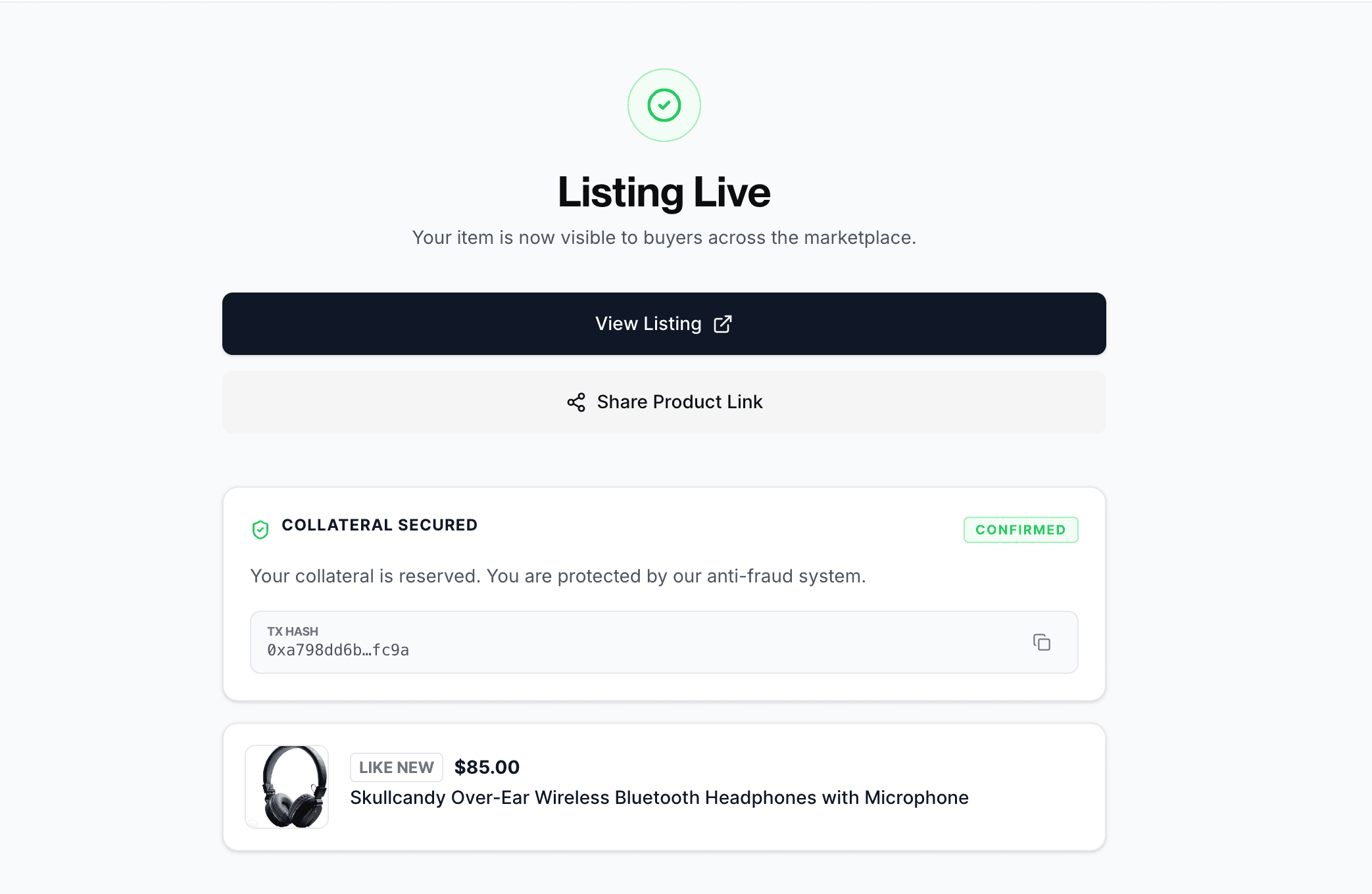 Product live