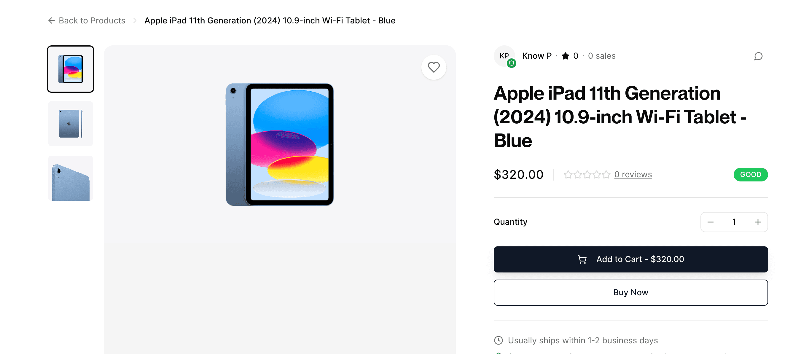 Product title example